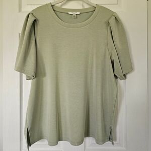 Sage Green Short Sleeve Top